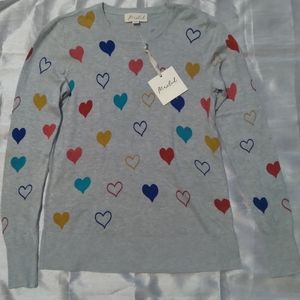 Marled grey light weight sweater